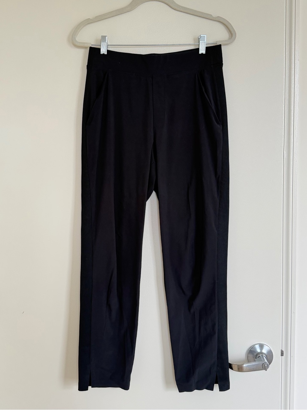 Athleta Black Slim Straight Stretch Dress Pants